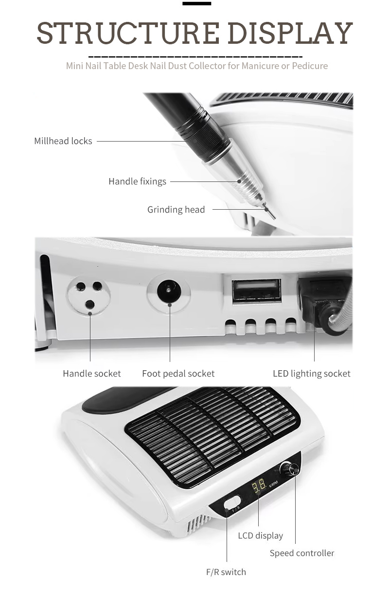 Multifunctional Dust Collector with Padded Wrist Support