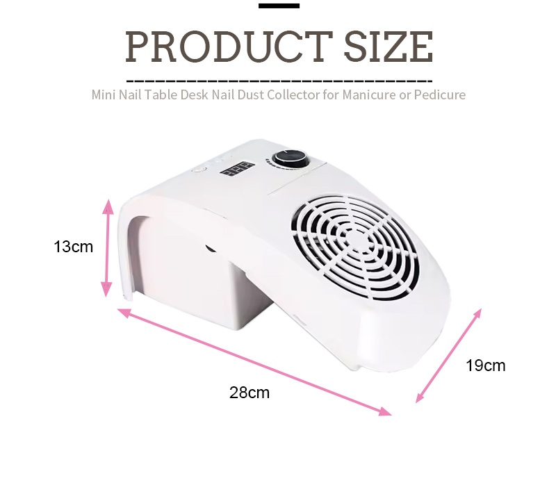 Ultra-Quiet Portable Nail Dust Collector