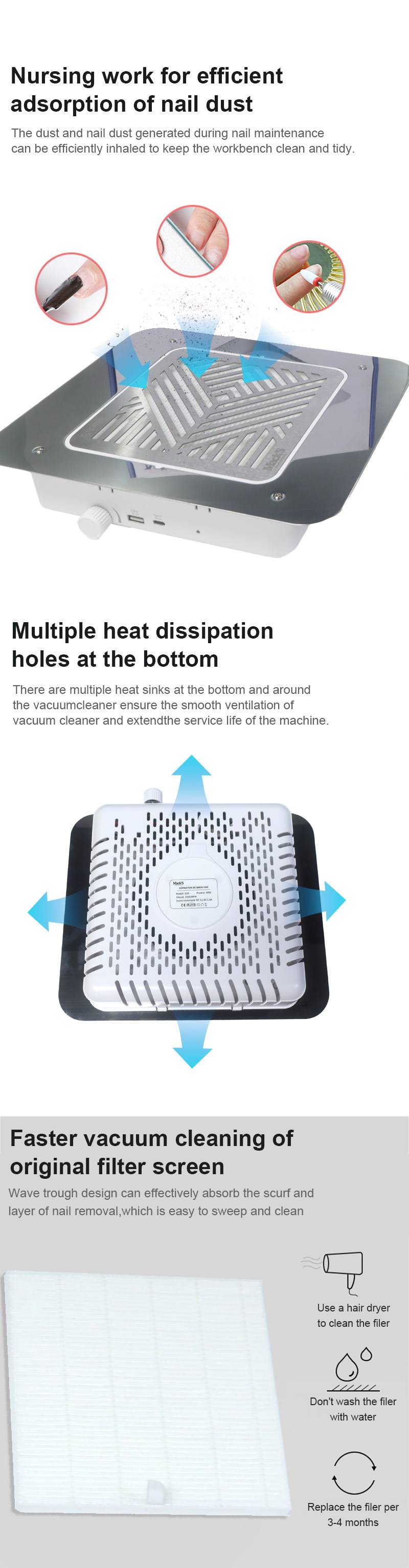 High-Power Battery-Operated Dust Collector