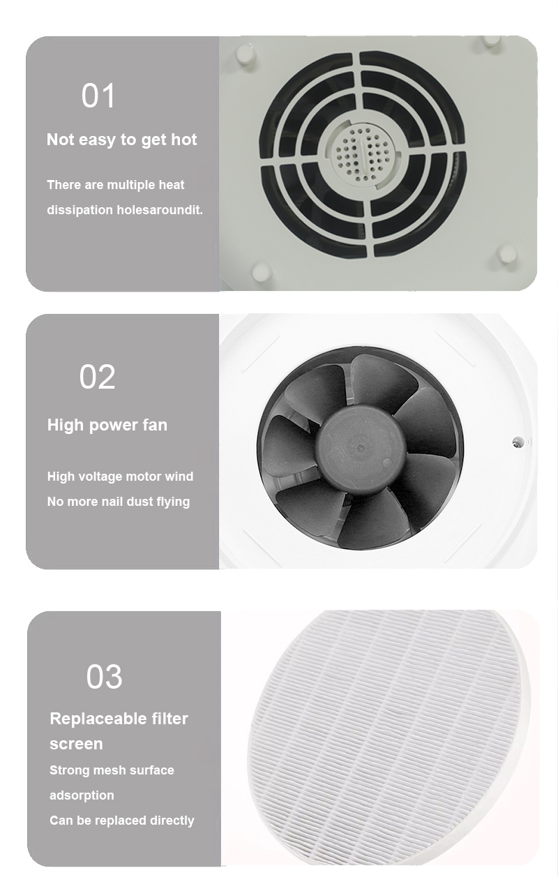 High-Volume Nail Dust Collector
