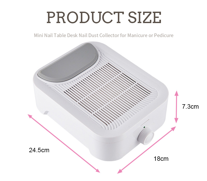 Powerful Dust Collector with Built-in Wrist Rest