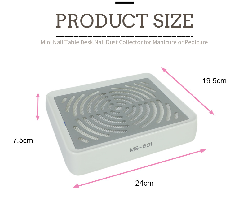 Small Dust Collector with Replaceable Square Filter Mesh