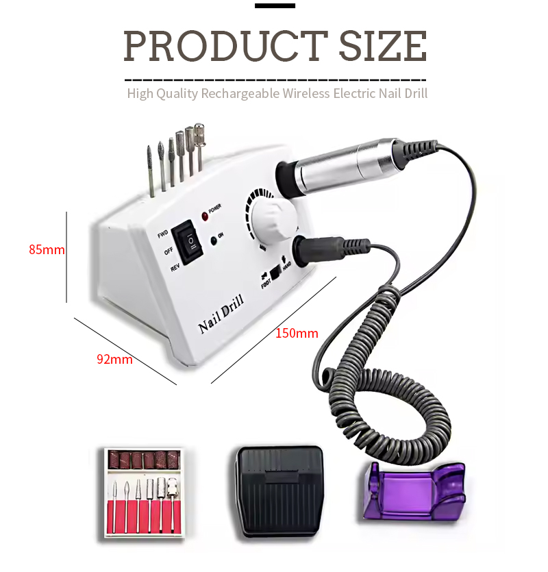 Professional Electric Nail Drill Manicure Pedicure Kit