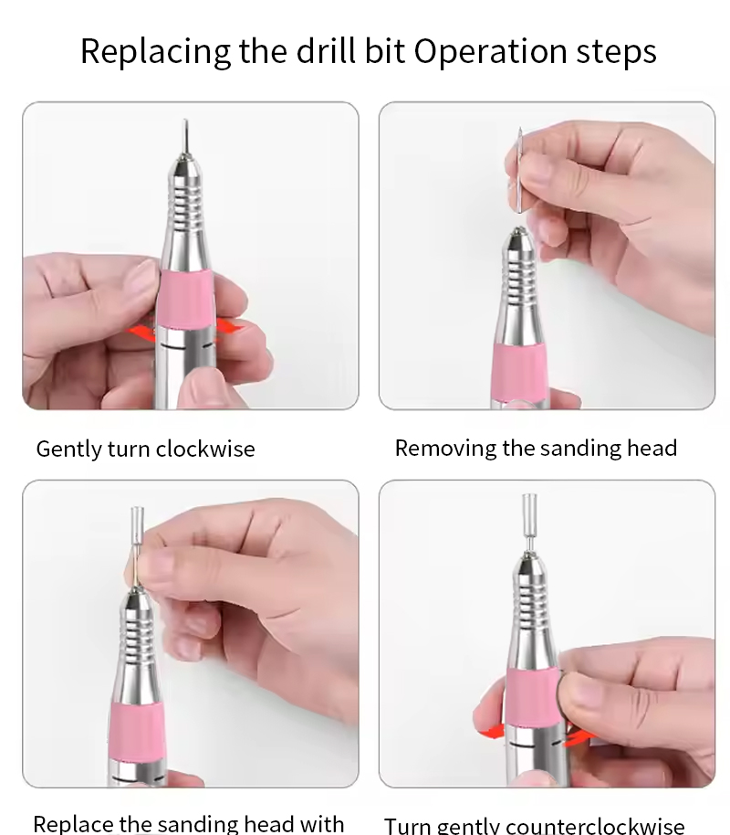 Professional Electric Nail Drill Manicure Pedicure Kit