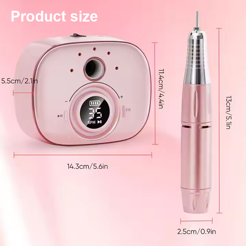 Lightweight Quiet Nail Buffer Manicure Home Device