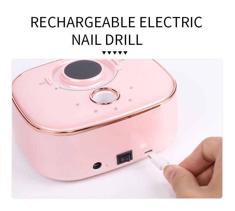 Lightweight Quiet Nail Buffer Manicure Home Device