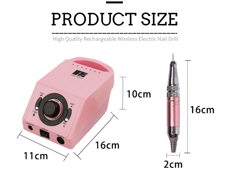 Lightweight Nail Drill Polisher Manicure Tool