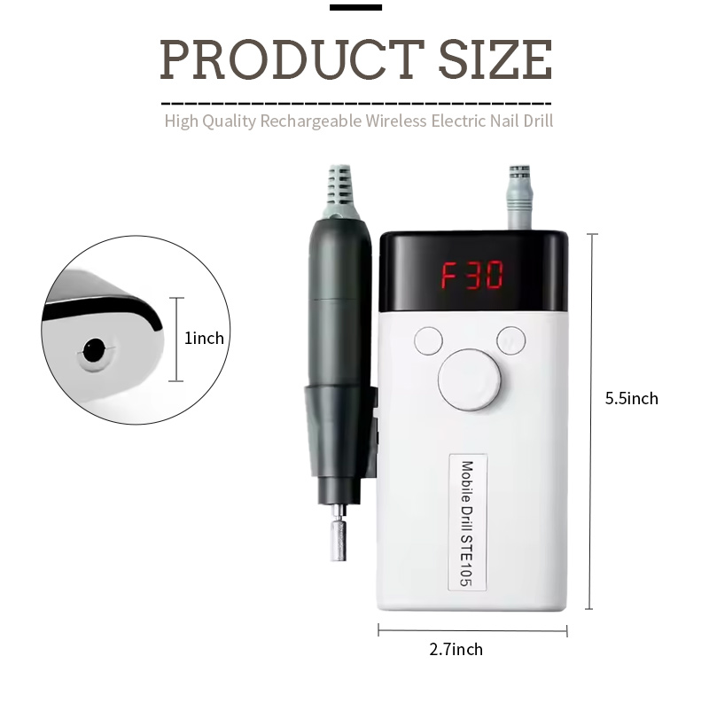 Brushless Motor Nail Grinder Long Lifespan Durable