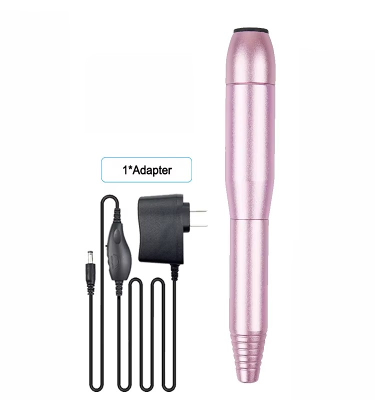 Compact Nail Art Drill Pen Easy One Hand Grip