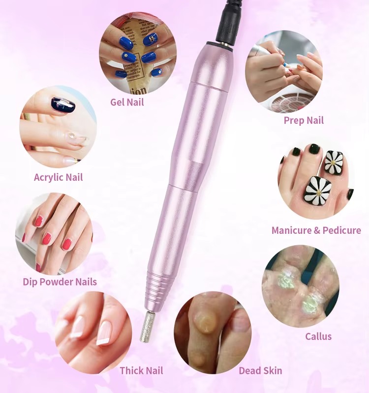 Acrylic, gel, dip powder and callus removal applications