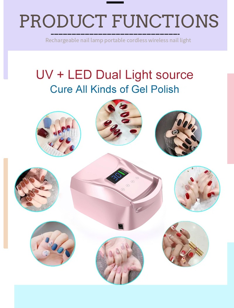 Smart Sensor LED Nail Lamp main view