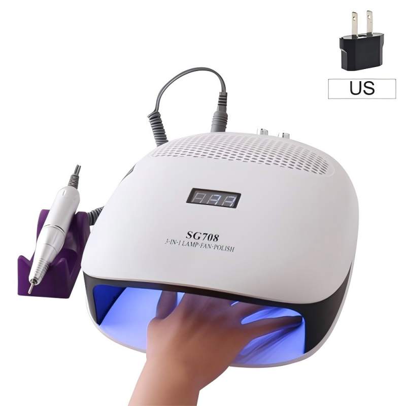 三合一手持式美甲燈帶枕頭