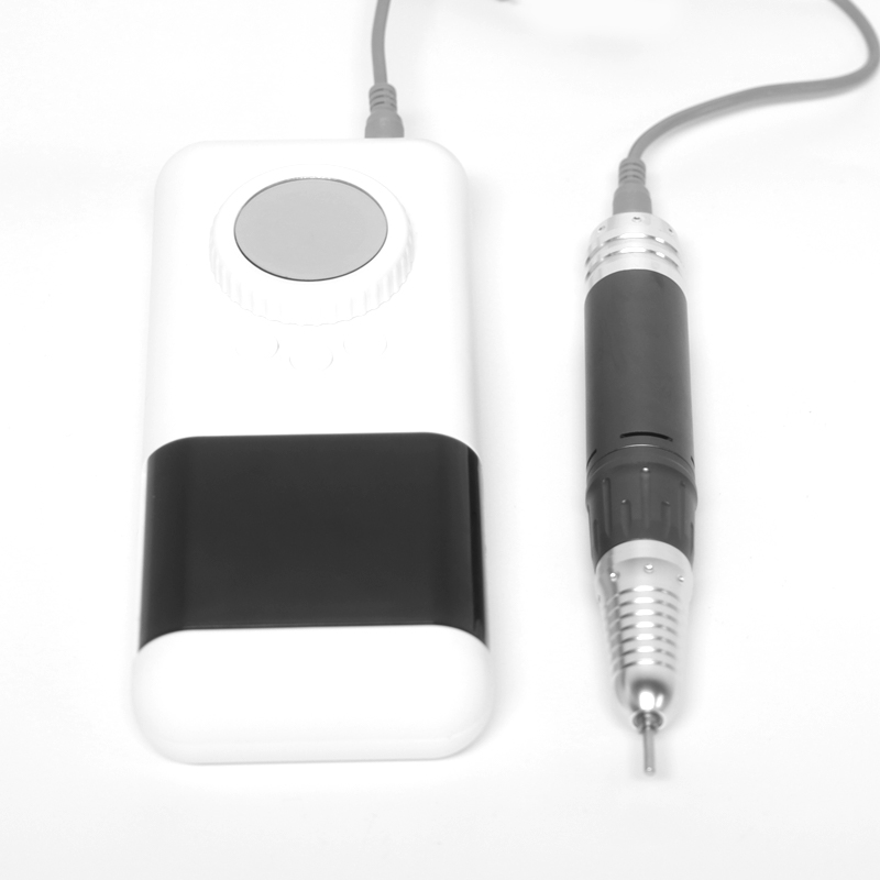 白色便攜式電指甲鑽